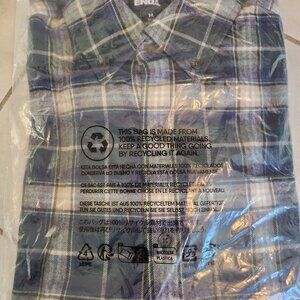 Men's New Land's End Flannel Shirt